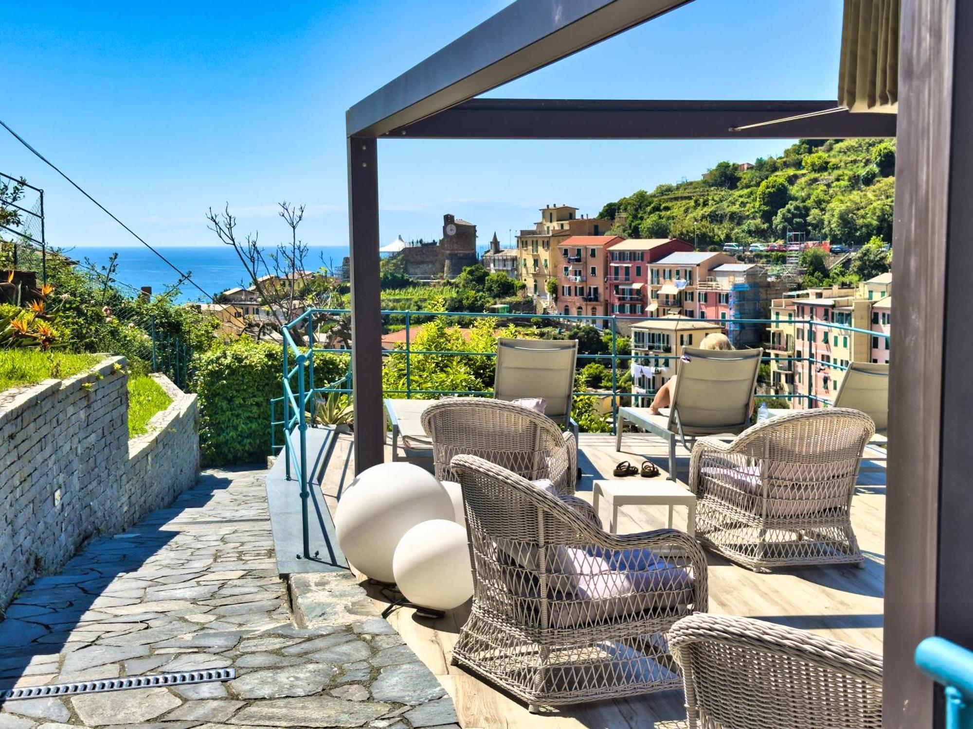 Cinqueterre Residence Riomaggiore Bagian luar foto
